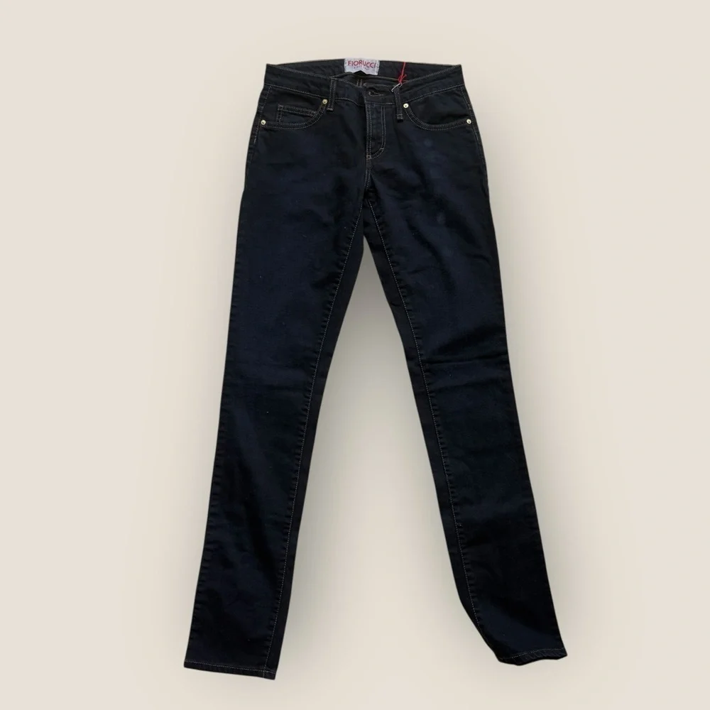 Fiorucci - Dark Wash Skinny Leg Jeans – Size 26 IT (US 2), NWT